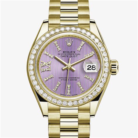 rolex oro giallo e diamanti lady|Sito ufficiale Rolex.